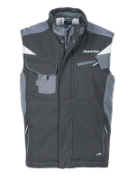 Softshell Weste Craftsmen Schwarz